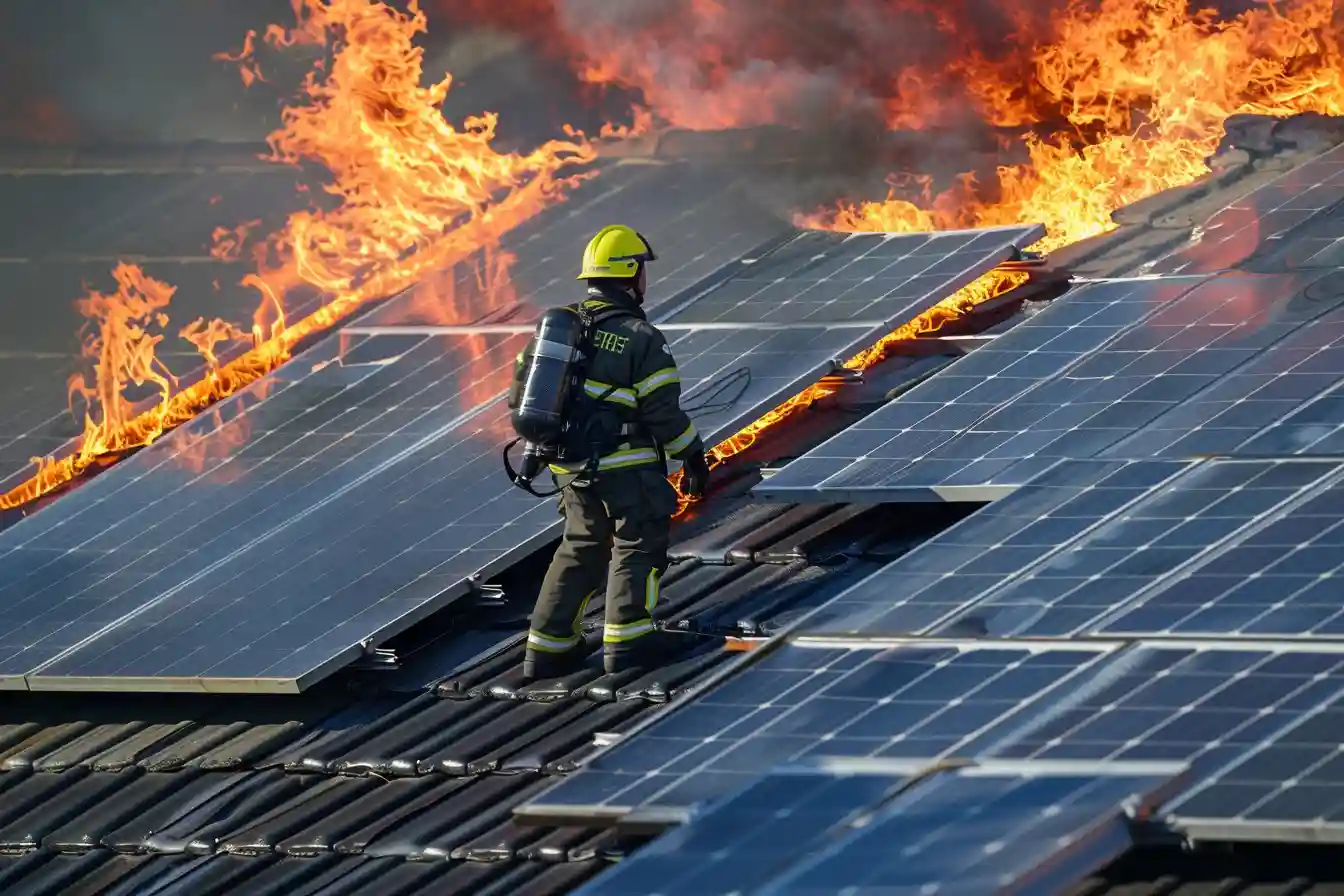 Du betrachtest gerade Sicherheit von Solaranlagen: Brandschutz und Überspannungsschutz